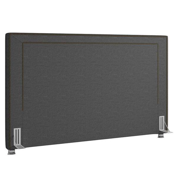 Cabeceira Cama Box Casal Queen 160cm Mali P02 Linho Chumbo -