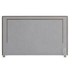 Cabeceira Cama Box Casal Queen 160cm Mali P02 Veludo Cinza