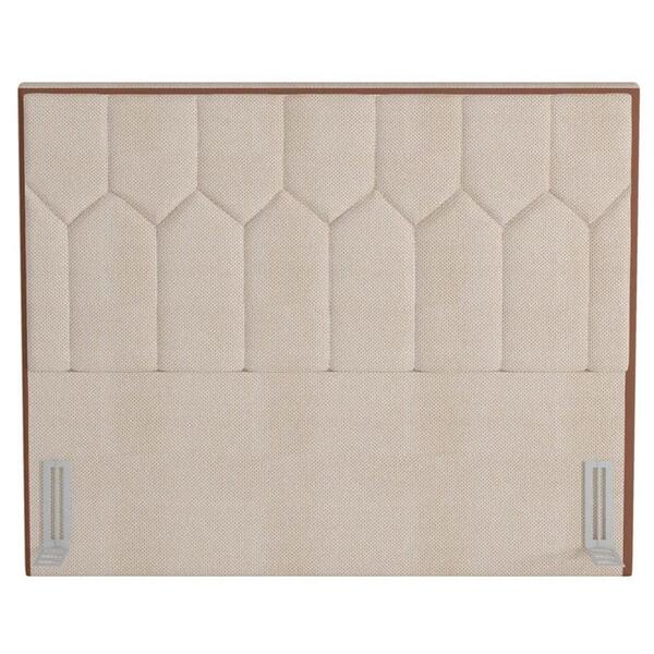 Cabeceira Cama Box Casal Queen 160cm Órion Z37 Linho Bege Cru