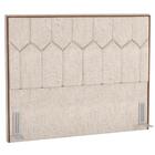 Cabeceira Cama Box Casal Queen 160cm Órion Z37 Linho Cru - Mp