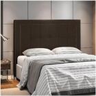 Cabeceira Cama Box Casal Queen 160cm Paolla P02 Veludo Marrom