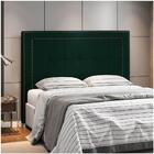 Cabeceira Cama Box Casal Queen 160cm Paolla P02 Veludo Verde
