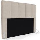 Cabeceira Cama Box Casal Queen 160cm Pérola W01 Linho Bege -