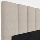 Cabeceira Cama Box Casal Queen 160cm Pérola W01 Linho Bege -