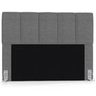 Cabeceira Cama Box Casal Queen 160cm Pérola W01 Linho Cinza E