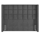 Cabeceira Cama Box Casal Queen 160cm Pisa Z37 Linho Cinza - M