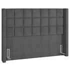 Cabeceira Cama Box Casal Queen 160cm Pisa Z37 Linho Cinza - M