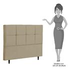 Cabeceira Cama Box Casal Queen 160cm Roma Corano Bege