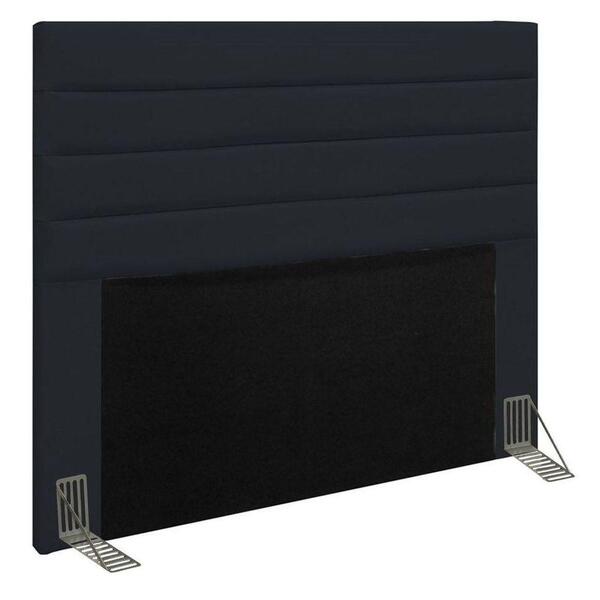 Cabeceira Cama Box Casal Queen 160cm Rubi D10 Corano Preto