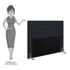 Cabeceira Cama Box Casal Queen 160cm Rubi D10 Corano Preto