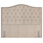 Cabeceira Cama Box Casal Queen 160cm Siena Z37 Linho Bege Cru