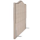 Cabeceira Cama Box Casal Queen 160cm Siena Z37 Linho Bege Cru