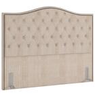 Cabeceira Cama Box Casal Queen 160cm Siena Z37 Linho Bege Cru