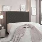 Cabeceira Cama Box Casal Queen 160cm Tina Suede - Loja Sheep