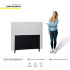 Cabeceira Cama Box Casal Queen Donna 160cm Corano Branco - De