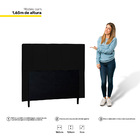 Cabeceira Cama Box Casal Queen Donna 160cm Corano Preto - Des