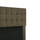 Cabeceira Cama Box Casal Queen Size 160 Cm Estofada Suede Mar