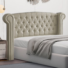 Cabeceira Cama Box Casal Queen Size Adelle 160cm Com Frame Li