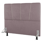 Cabeceira Cama Box Casal Queen Size Amber 160cm Estofada Velu