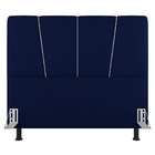 Cabeceira Cama Box Casal Queen Size Amber 160cm Estofada Velu