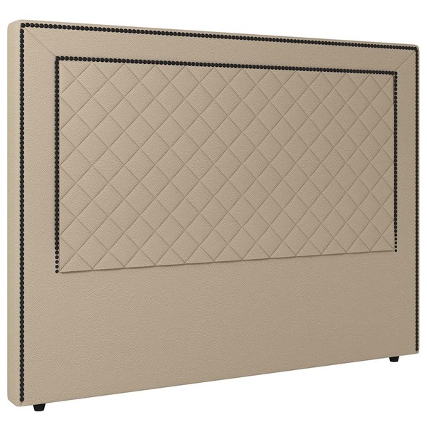 Cabeceira Cama Box Casal Queen Size Ariza 160cm Sintético Beg