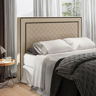 Cabeceira Cama Box Casal Queen Size Ariza 160cm Sintético Beg