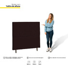 Cabeceira Cama Box Casal Queen Size Bari 160cm Corano Marrom