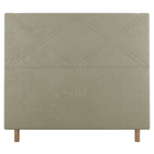 Cabeceira Cama Box Casal Queen Size Cairo 160cm Corano Bege -