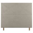 Cabeceira Cama Box Casal Queen Size Cairo 160cm Suede Bege -