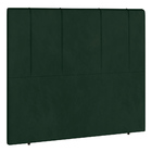 Cabeceira Cama Box Casal Queen Size Doha 160cm Veludo Verde -