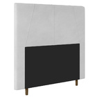 Cabeceira Cama Box Casal Queen Size Gênova 160cm Corano Branc