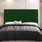Cabeceira Cama Box Casal Queen Size Grace 160cm Suede Verde -