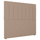 Cabeceira Cama Box Casal Queen Size Ivana 160cm Linho Bege -