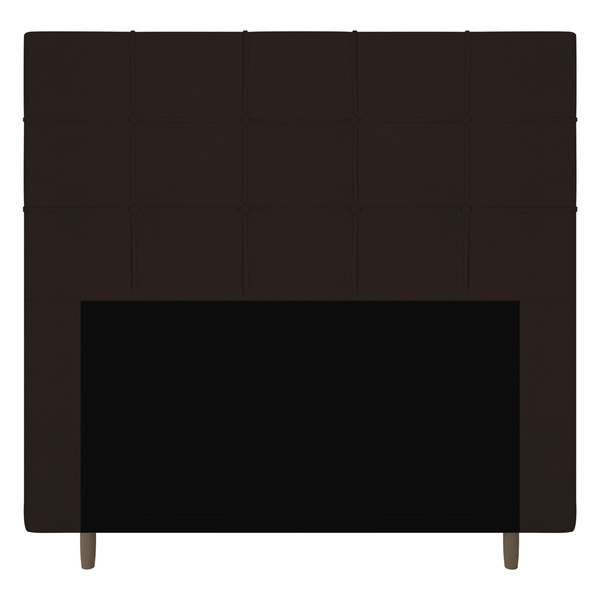 Cabeceira Cama Box Casal Queen Size Leiria 160cm Corano Marro