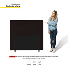Cabeceira Cama Box Casal Queen Size Lisboa 160cm Corano Marro