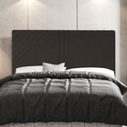 Cabeceira Cama Box Casal Queen Size Lisboa 160cm Veludo Marro