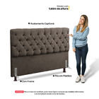 Cabeceira Cama Box Casal Queen Size Lylla 160cm Capitonê Com