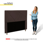 Cabeceira Cama Box Casal Queen Size Mali 160cm Corano Marrom