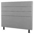 Cabeceira Cama Box Casal Queen Size Malik 160cm Suede Cinza C