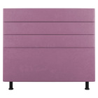 Cabeceira Cama Box Casal Queen Size Malik 160cm Suede Rosa -