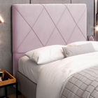 Cabeceira Cama Box Casal Queen Size Mel 160cm Com Frame Suede