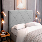 Cabeceira Cama Box Casal Queen Size Mel 160cm Com Frame Velud