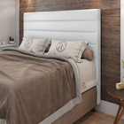 Cabeceira Cama Box Casal Queen Size Napoli 160cm Sintético Br