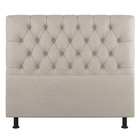 Cabeceira Cama Box Casal Queen Size Nice 160cm Linho Bege - D