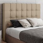 Cabeceira Cama Box Casal Queen Size Pari 160cm Sintético Bege