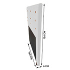 Cabeceira Cama Box Casal Queen Size Roma 160cm Corano Branco