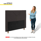 Cabeceira Cama Box Casal Queen Size Viena 160cm Suede Marrom