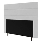 Cabeceira Cama Box Casal Ravena 140cm Corano Branco - Desk De