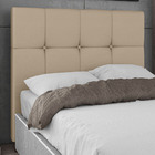 Cabeceira Cama Box Casal Roma 140cm Sintético Bege - Desk Des