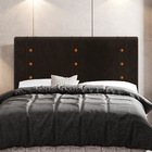 Cabeceira Cama Box Casal Roma 140cm Suede Marrom - Desk Design